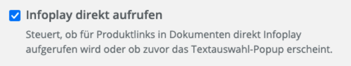 Infoplay Direktaufruf OXOMI