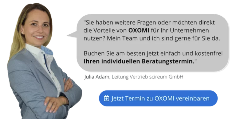 Kontaktieren Sie das OXOMI-Team