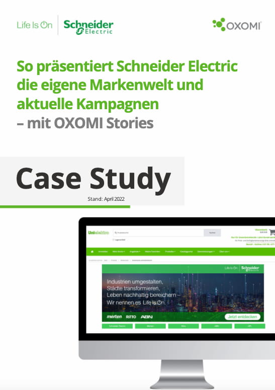 Schneider Electric Case Study OXOMI Stories